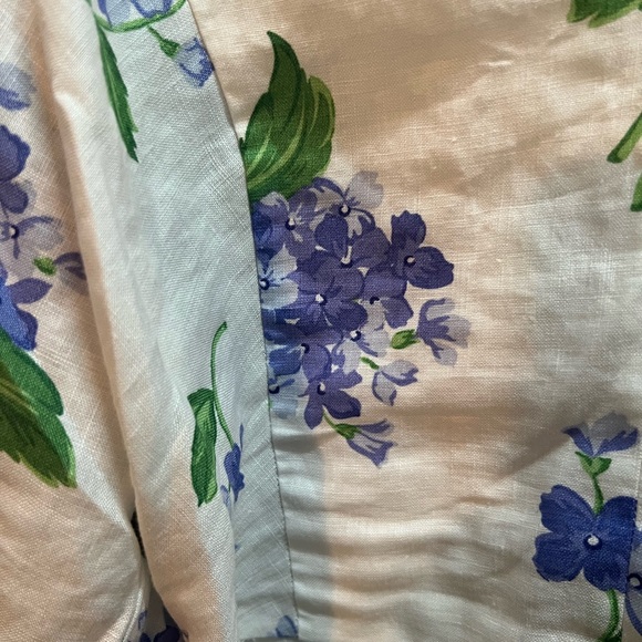 Floral hydrangea top - Picture 4 of 5